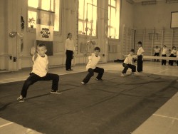 Выполнение техники лоу шоу (захват снаружи внутрь)